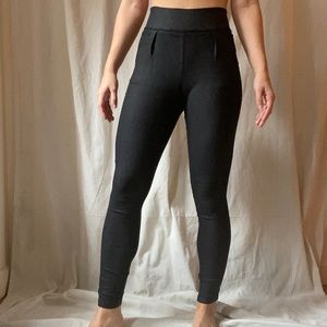 Tigermist Faux Leather Moto Pant with Back Zipper | Small